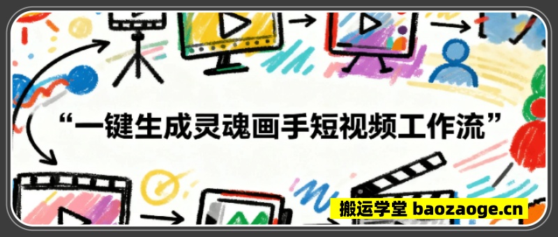 COZE搭建一键生成灵魂画手短视频工作流