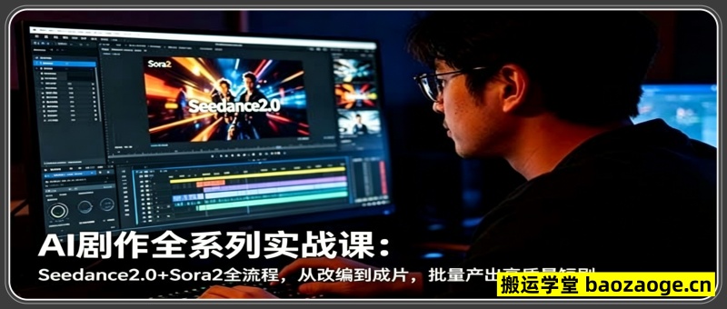 AI剧作全系列实战课：Seedance2